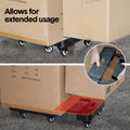 Premium 6-Wheel Folding Hand Truck with Telescoping Handle - 227kg