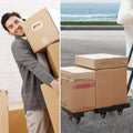 Premium 6-Wheel Folding Hand Truck with Telescoping Handle - 227kg
