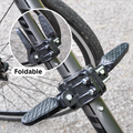 Premium Black 3-in-1 Kids Front Bike Seat with Handlebar & Foot Pedal