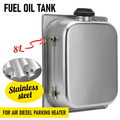 Premium 8L Stainless Steel Diesel Heater Fuel Tank 6.5L Usable