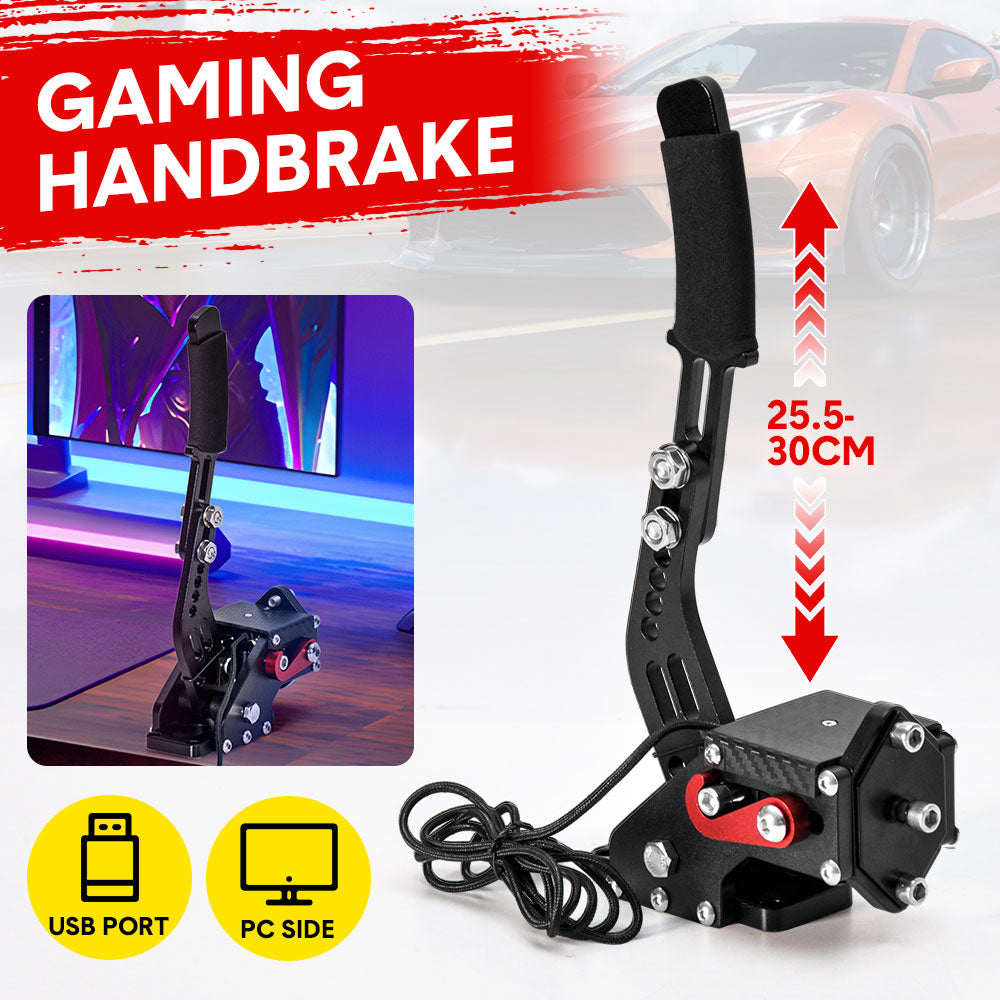 PC USB SIM Racing Handbrake Adjustable Aluminium Alloy Plug and Play Controller