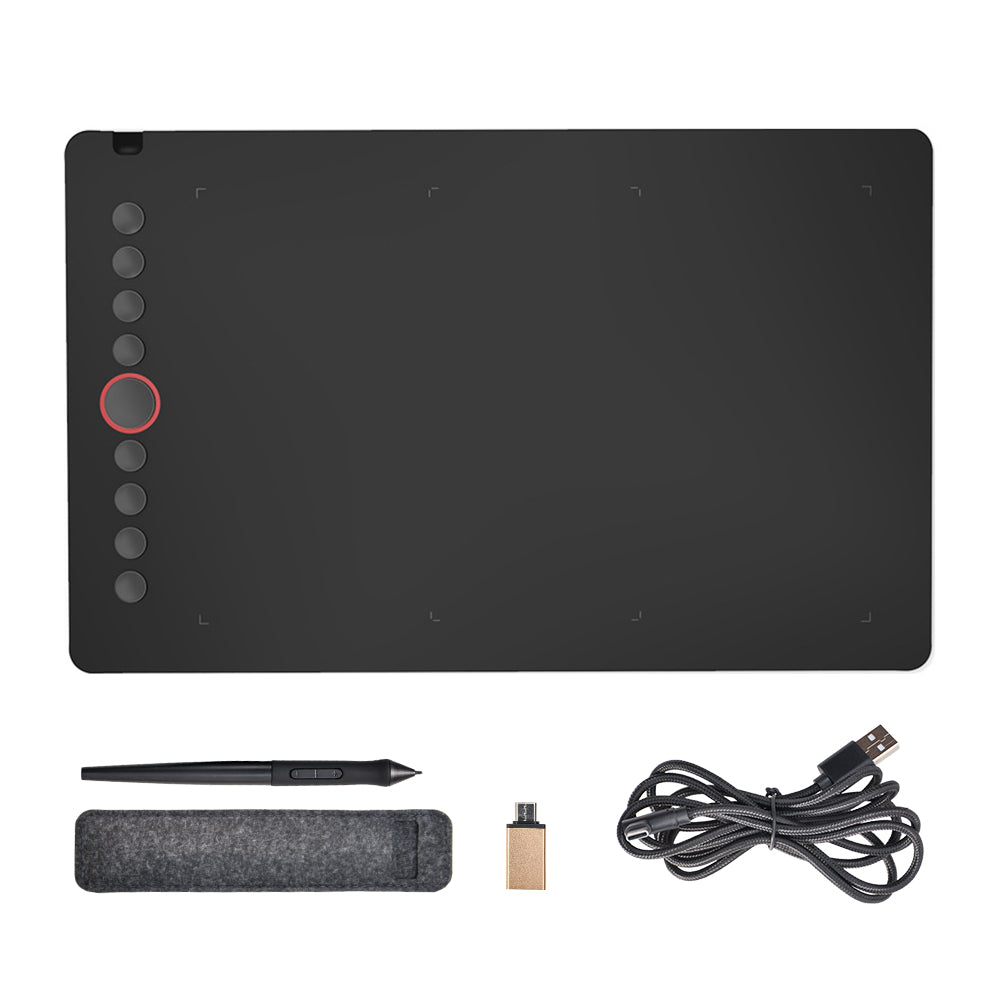 Premium Digital Graphics Tablet – 285 x 180mm, 8192 Pressure Levels