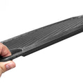 Premium Reversible Cast Iron Griddle – Black 43 x 24cm, Flat & Grooved