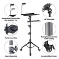 Premium Mobile Laptop Tripod Stand with Wheels Adjustable 82-170cm