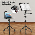 Premium Mobile Laptop Tripod Stand with Wheels Adjustable 82-170cm