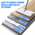 Premium Flat Mop & Bucket Wringer Set – Grey with 10 Microfibre Pads