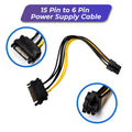 Premium PCIe 1X to 16X GPU Riser Extender Kit with USB Cables - 6 Pack