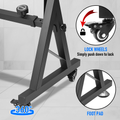 Premium Foldable Z Style Piano Keyboard Stand with Lockable Wheels