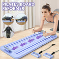 Premium Lilac Foldable 4-in-1 Pilates Board Reformer with Timer