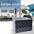 Premium Galvanized Battery Box with Lid - 385mm