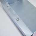 Premium Galvanized Battery Box with Lid - 385mm