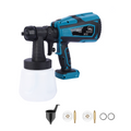Premium Cordless Paint Sprayer with 1400ml Container - Skin Only