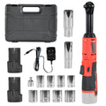 Premium 12V Cordless Electric Ratchet Wrench Set with 2 Batteries