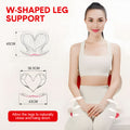 BKT Ergonomic Lumbar Support Seat Cushion Red Heart Design 110kg Capacity