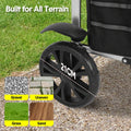 Alston 41L Foldable Shopping Trolley Cart Black with Aluminium Frame and Wheels