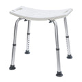 Adjustable Non-Slip Shower Chair with Armrests Shower Holder and 100kg Capacity