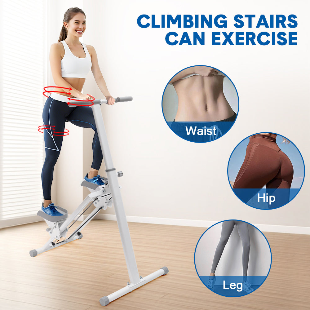 Premium Foldable Vertical Stair Climber with Digital Display - 150kg