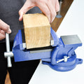 Premium 4 Inch Bench Vice with 360° Swivel Base & Anvil