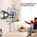 Premium Full Motion Telescopic TV Wall Mount Bracket 32-80 Inch 85kg Capacity
