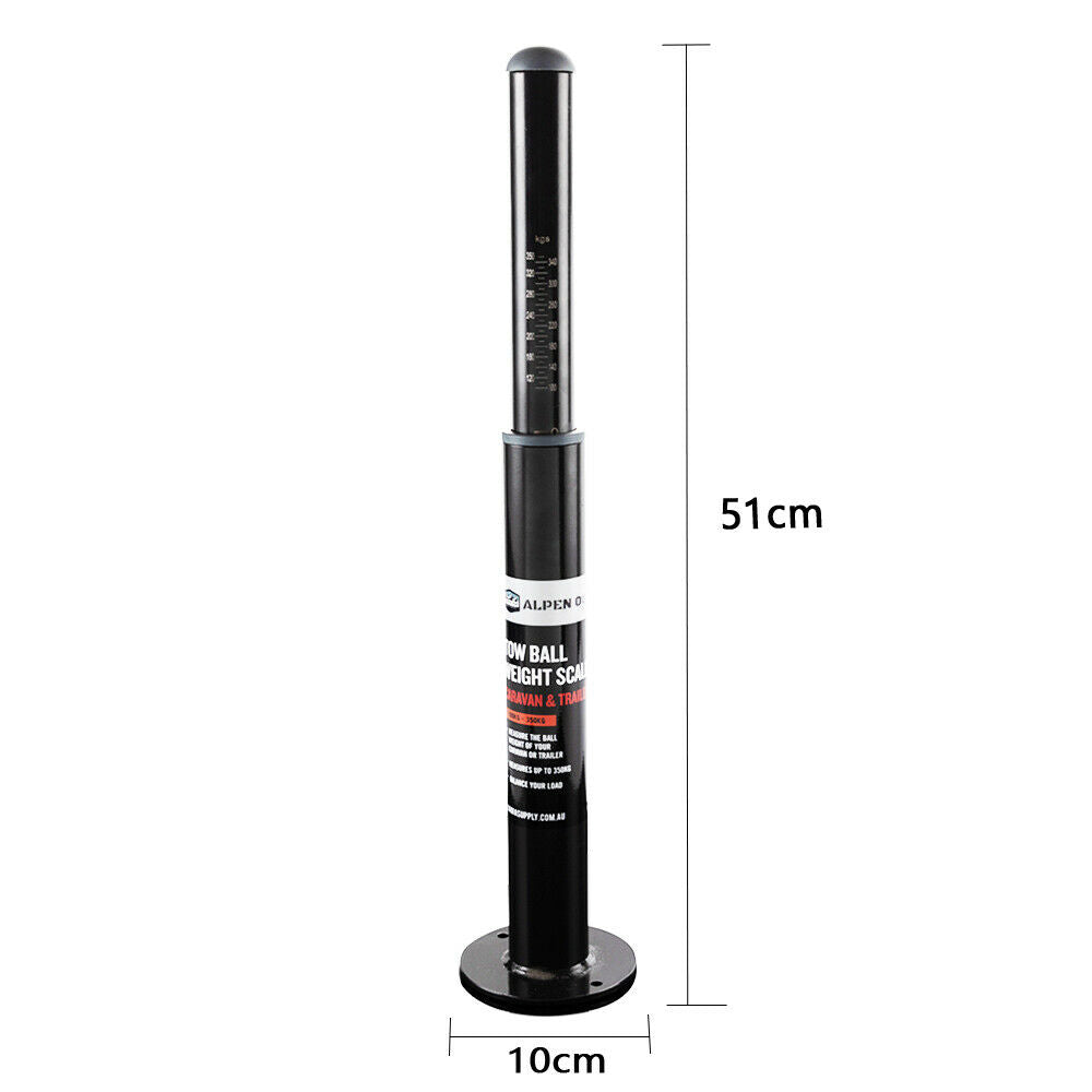 Alpen Outdoor Tow Ball Weight Scale - 100-350kg