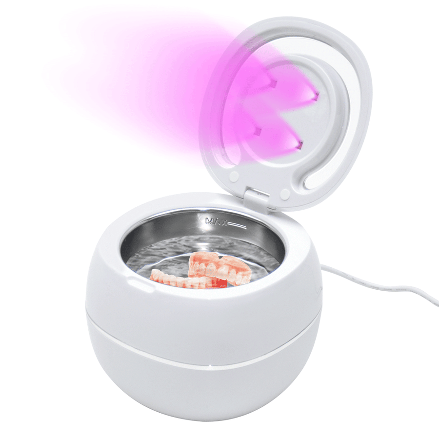 Premium Portable Ultrasonic UV Cleaner 42kHz 180-220ml with Dual Timer