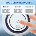 Premium Portable Ultrasonic UV Cleaner 42kHz 180-220ml with Dual Timer