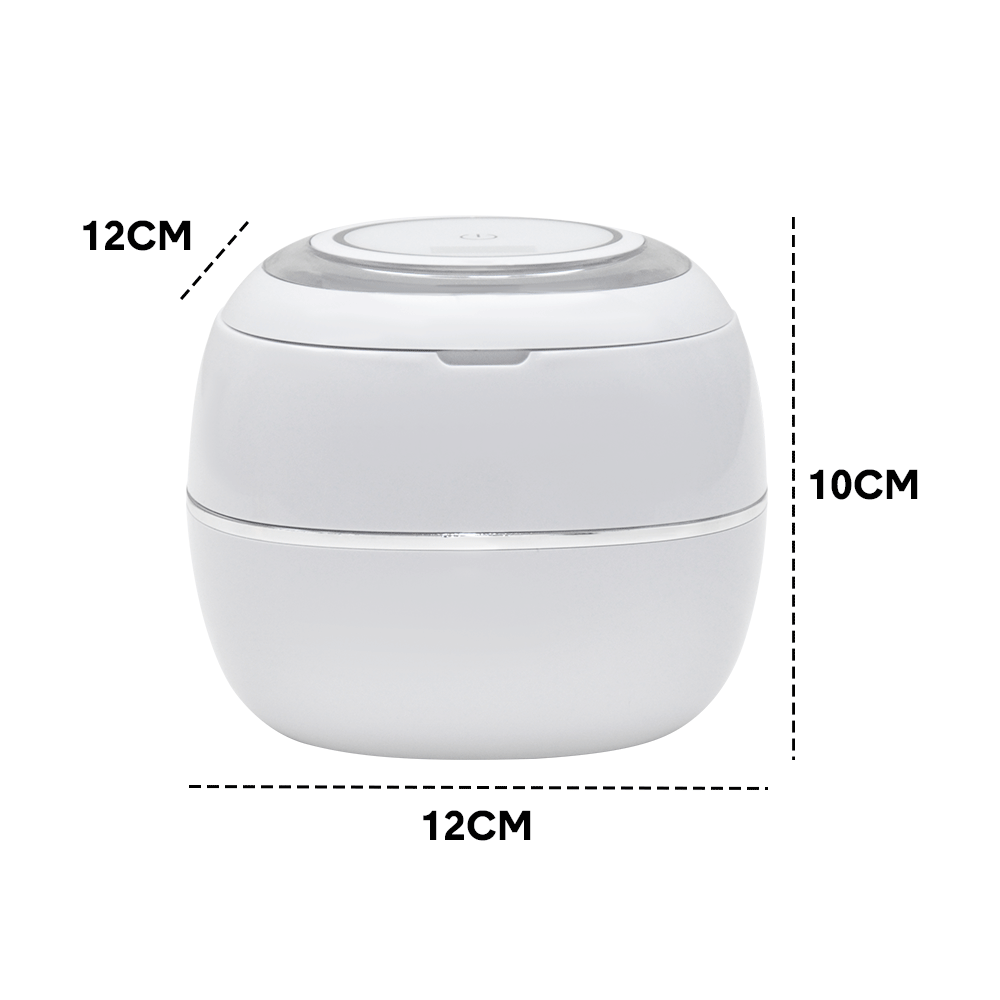 Premium Portable Ultrasonic UV Cleaner 42kHz 180-220ml with Dual Timer