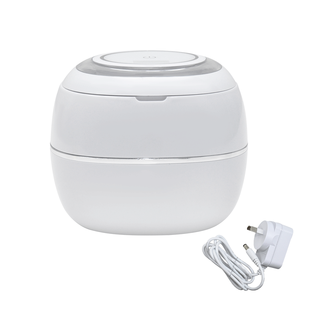 Premium Portable Ultrasonic UV Cleaner 42kHz 180-220ml with Dual Timer