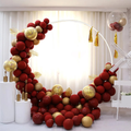Premium White Wedding Hoop Arch – 2m Metal Backdrop with Base Bags
