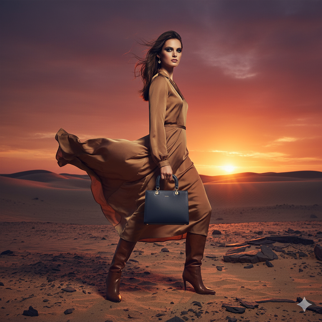 Bagco Valette Leather Satchel-Mud