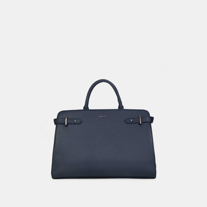 Bagco Bravura Leather Tote Set-Black