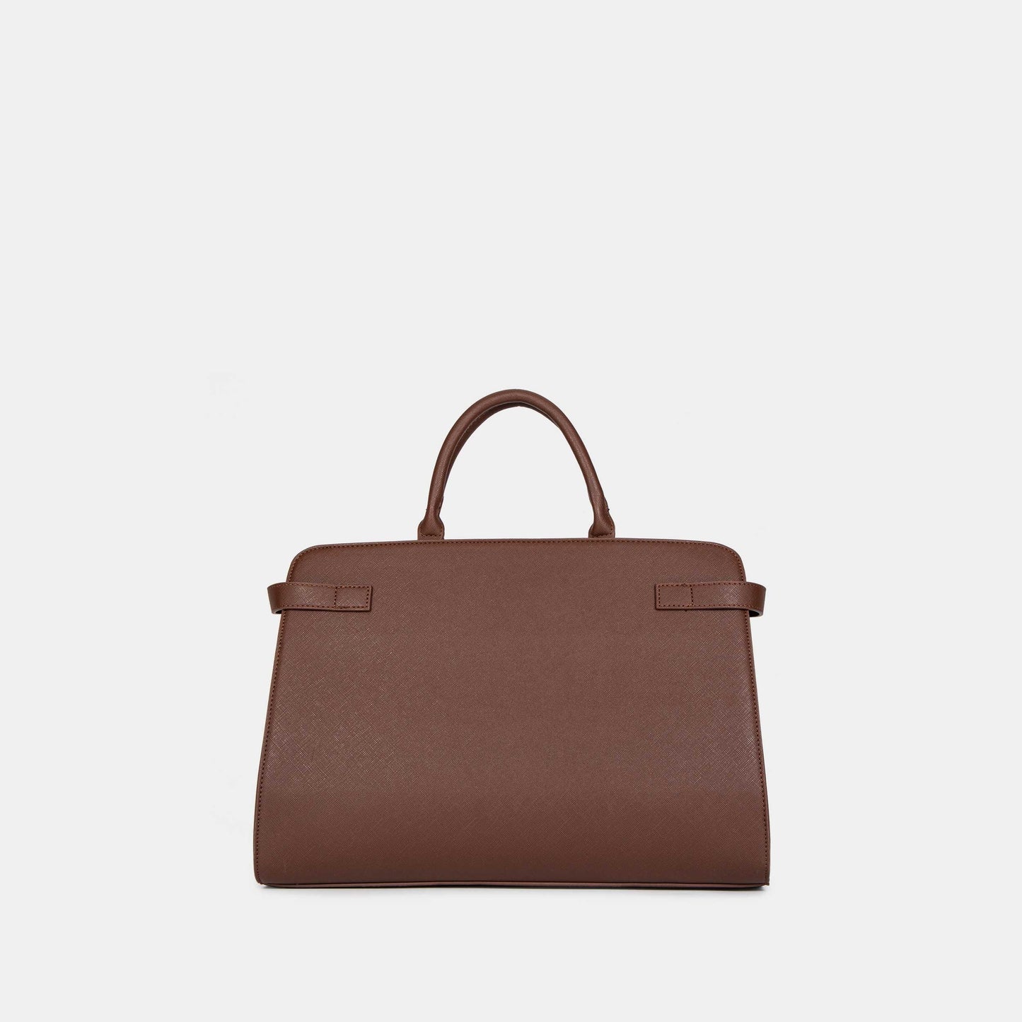 Bagco Bravura Leather Tote Set-Coffee