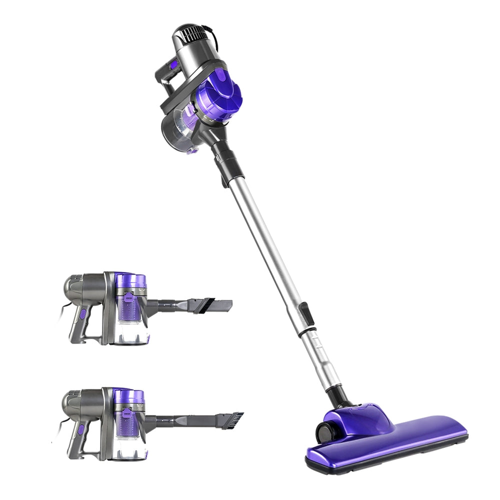 Devanti Stick Vacuum Cleaner Handheld Corded 450W Purple - SuperSaverAU - view 8