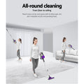 Devanti Stick Vacuum Cleaner Handheld Corded 450W Purple - SuperSaverAU - view 5