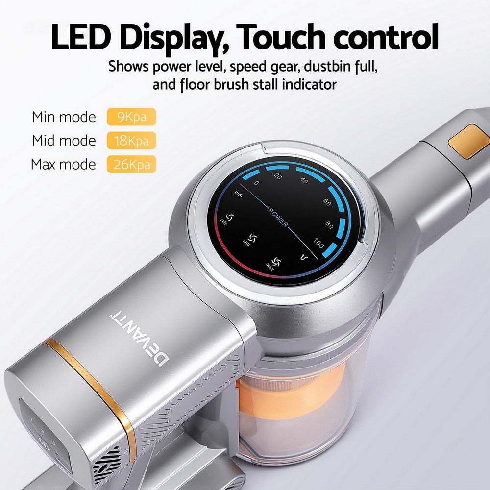 Devanti 300W Cordless Stick Vacuum Cleaner - Powerful & Portable - SuperSaverAU - view 5