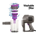 Devanti 500W Bagless Corded Stick Vacuum Cleaner - Purple