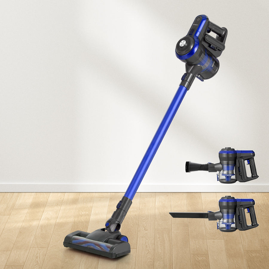 Devanti Handheld Vacuum Cleaner 250W Cordless HEPA Filter Blue 0.5L - SuperSaverAU - view 1