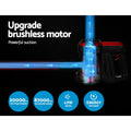 Devanti Stick Vacuum Cleaner Brushless Cordless 250W Red - SuperSaverAU - view 5