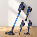 Devanti Handstick Vacuum Cleaner 350W Cordless 22KPa Suction Blue - SuperSaverAU - view 1