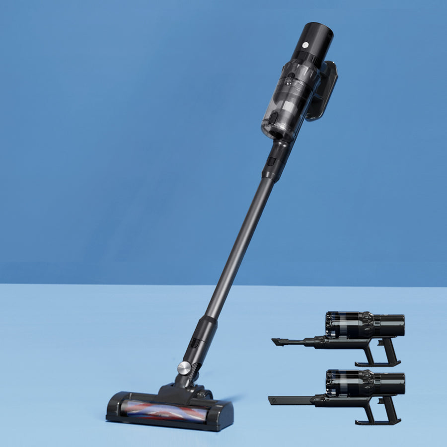 Devanti Stick Vacuum Cleaner Brushless Cordless 350W Grey - SuperSaverAU - view 1