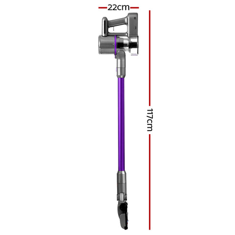 Devanti Handheld Vacuum Cleaner Cordless 120W 12,000pa Suction Purple - SuperSaverAU - view 2