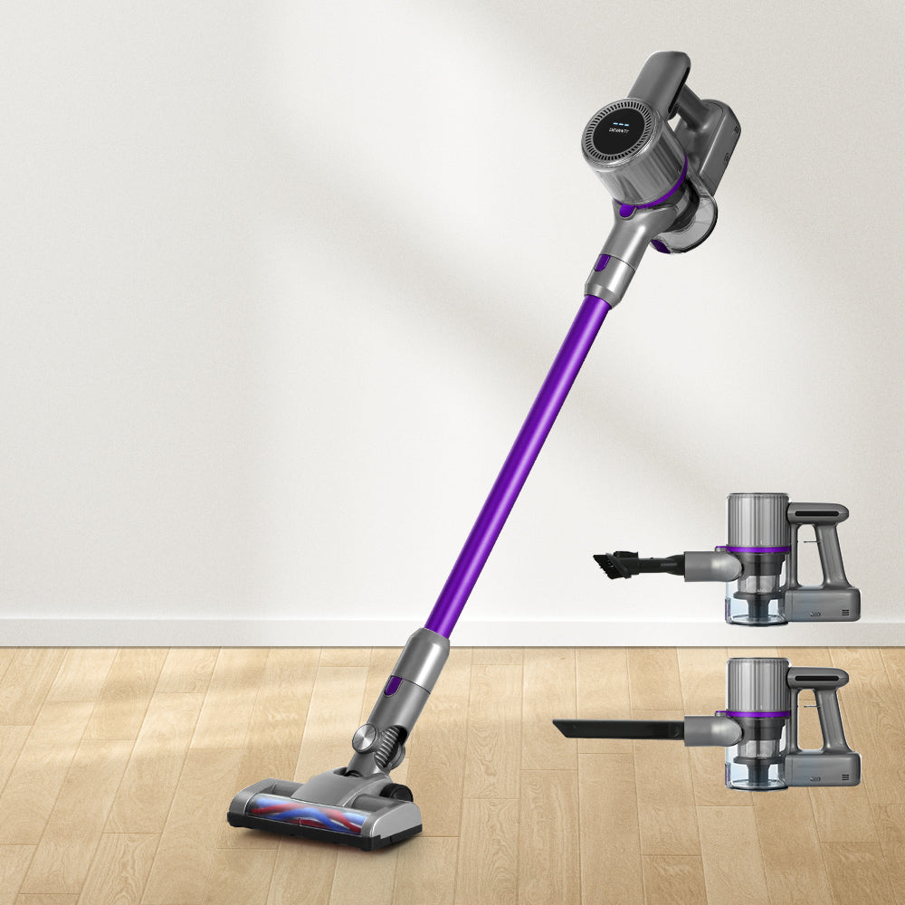 Devanti Handheld Vacuum Cleaner Cordless 120W 12,000pa Suction Purple - SuperSaverAU - view 1