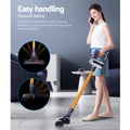 Devanti Stick Vacuum Cleaner Bagless Cordless 150W Gold - SuperSaverAU - view 3