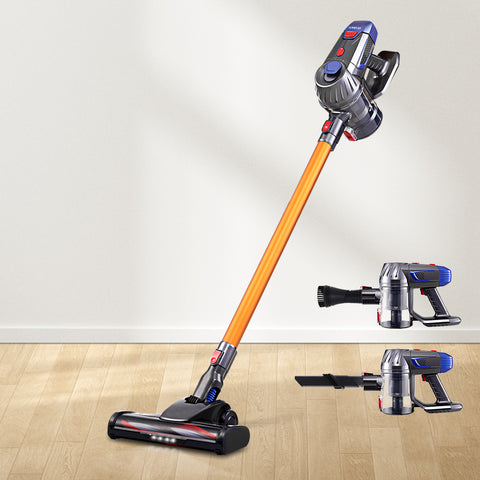 Devanti Stick Vacuum Cleaner Bagless Cordless 150W Gold - SuperSaverAU - view 1