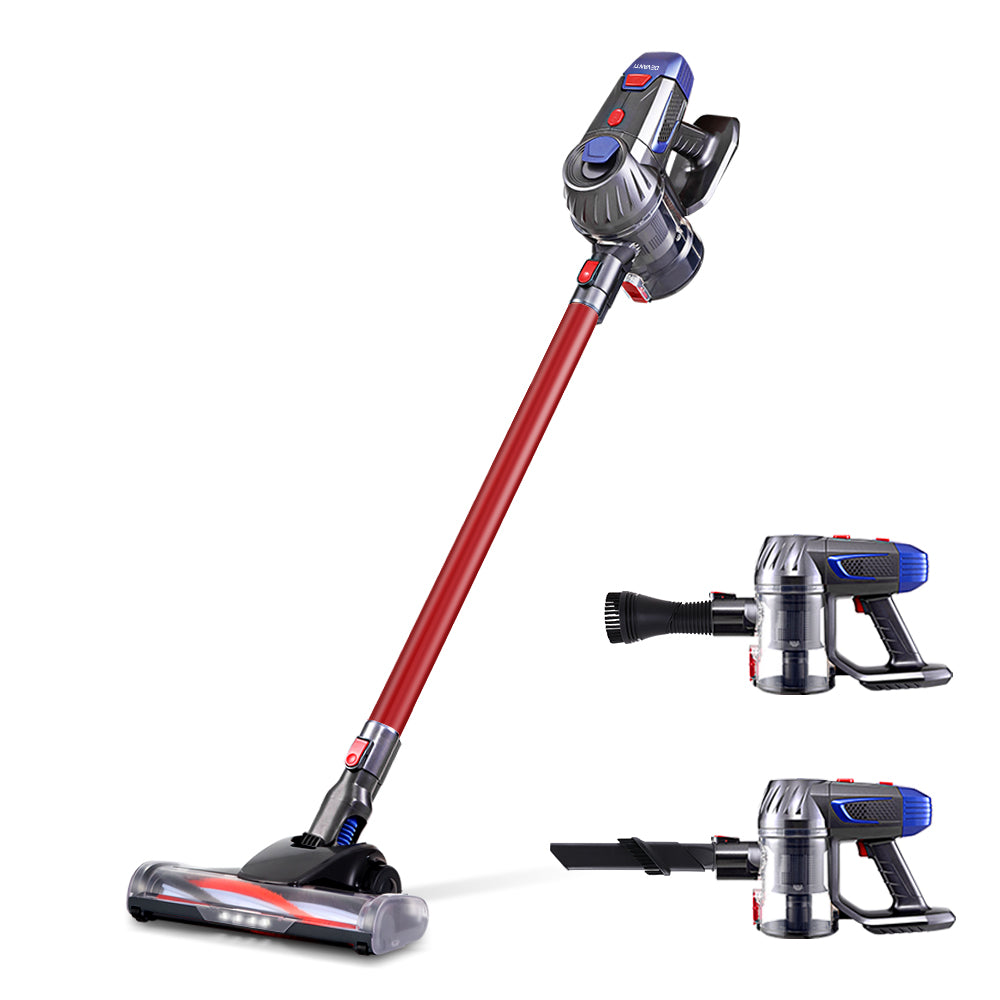 Devanti Stick Vacuum Cleaner Bagless Cordless Red 150W - SuperSaverAU - view 7
