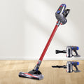 Devanti Stick Vacuum Cleaner Bagless Cordless Red 150W - SuperSaverAU - view 1