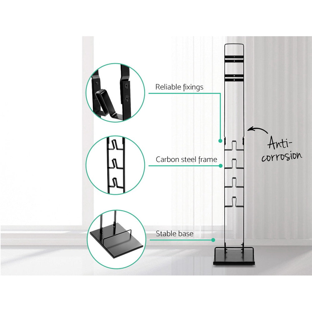 Artiss Freestanding Dyson Vacuum Cleaner Stand for V6 7 8 10 11 Black - SuperSaverAU - view 5