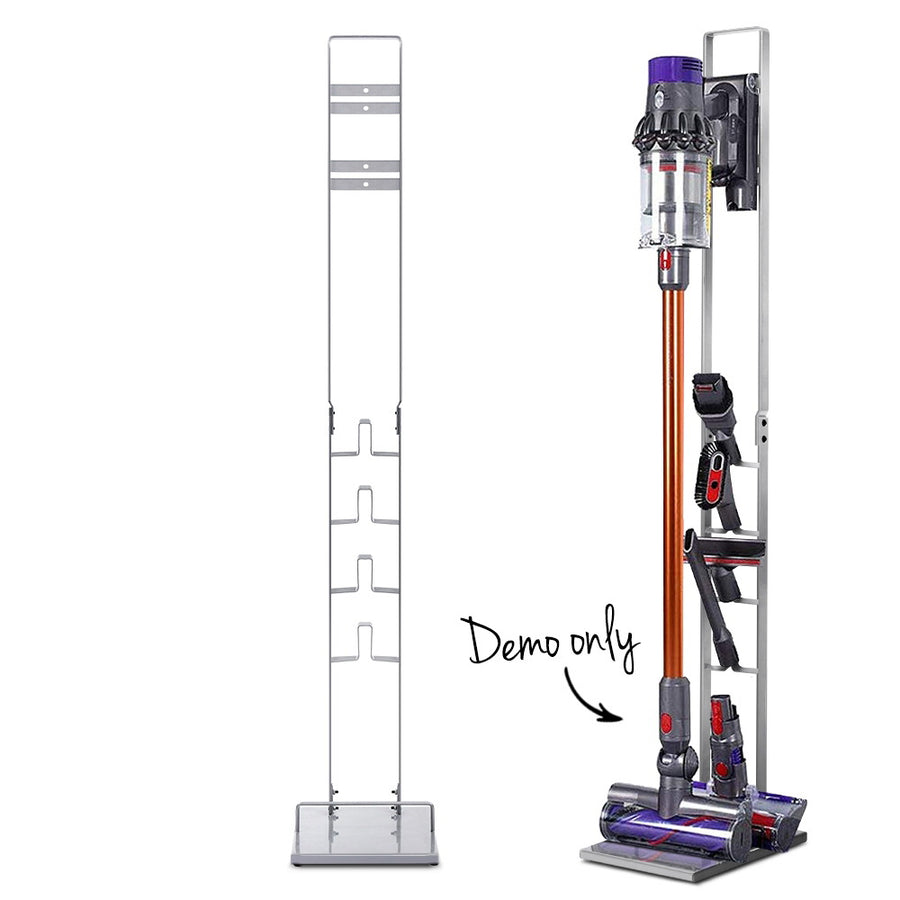 Artiss Freestanding Dyson Vacuum Cleaner Stand for V6 7 8 10 11 Silver - SuperSaverAU - view 1
