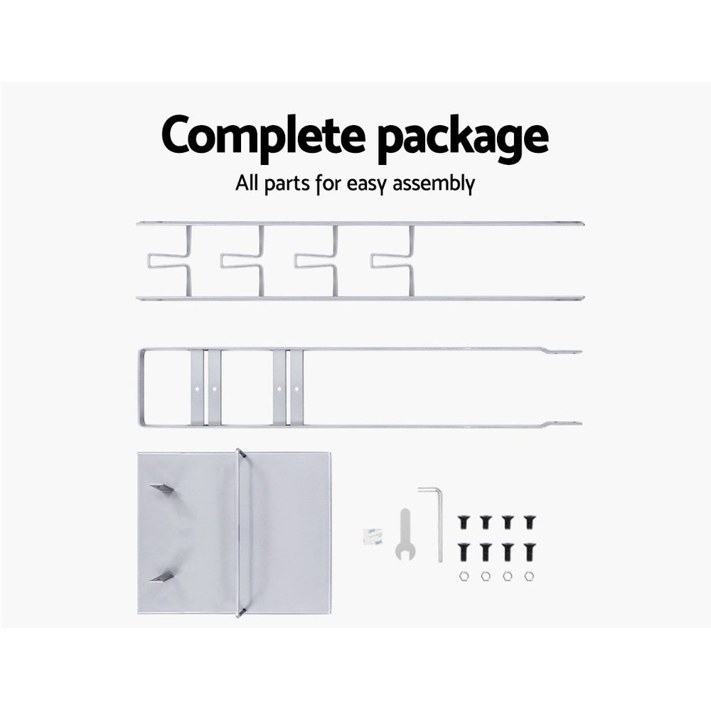 Artiss Freestanding Dyson Vacuum Cleaner Stand for V6 7 8 10 11 Silver - SuperSaverAU - view 6