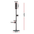 Artiss Vacuum Stand for Dyson & XIAOMI - Freestanding, Grey, 30cm x 30cm x 124cm - SuperSaverAU - view 2